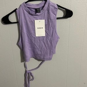 Light purple Shein crop top